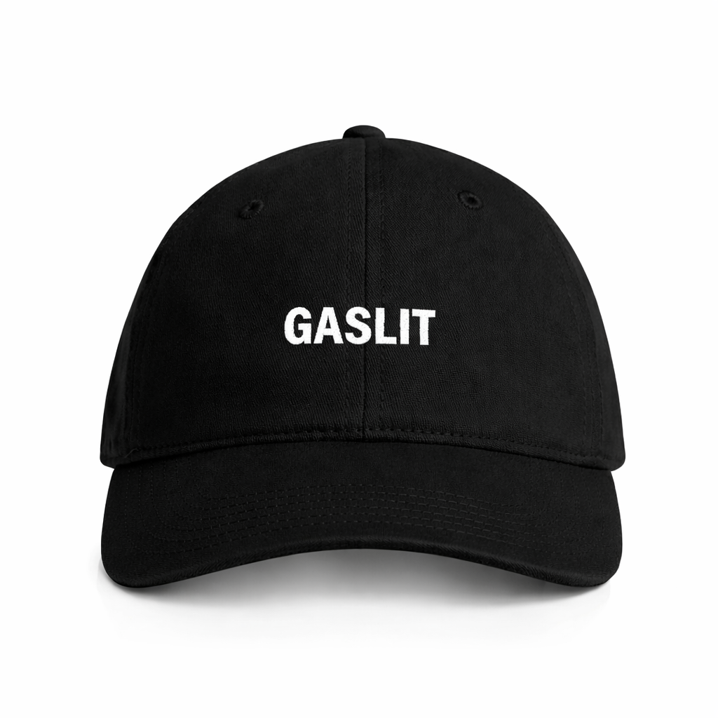 GASLIT DAD HAT // BLACK